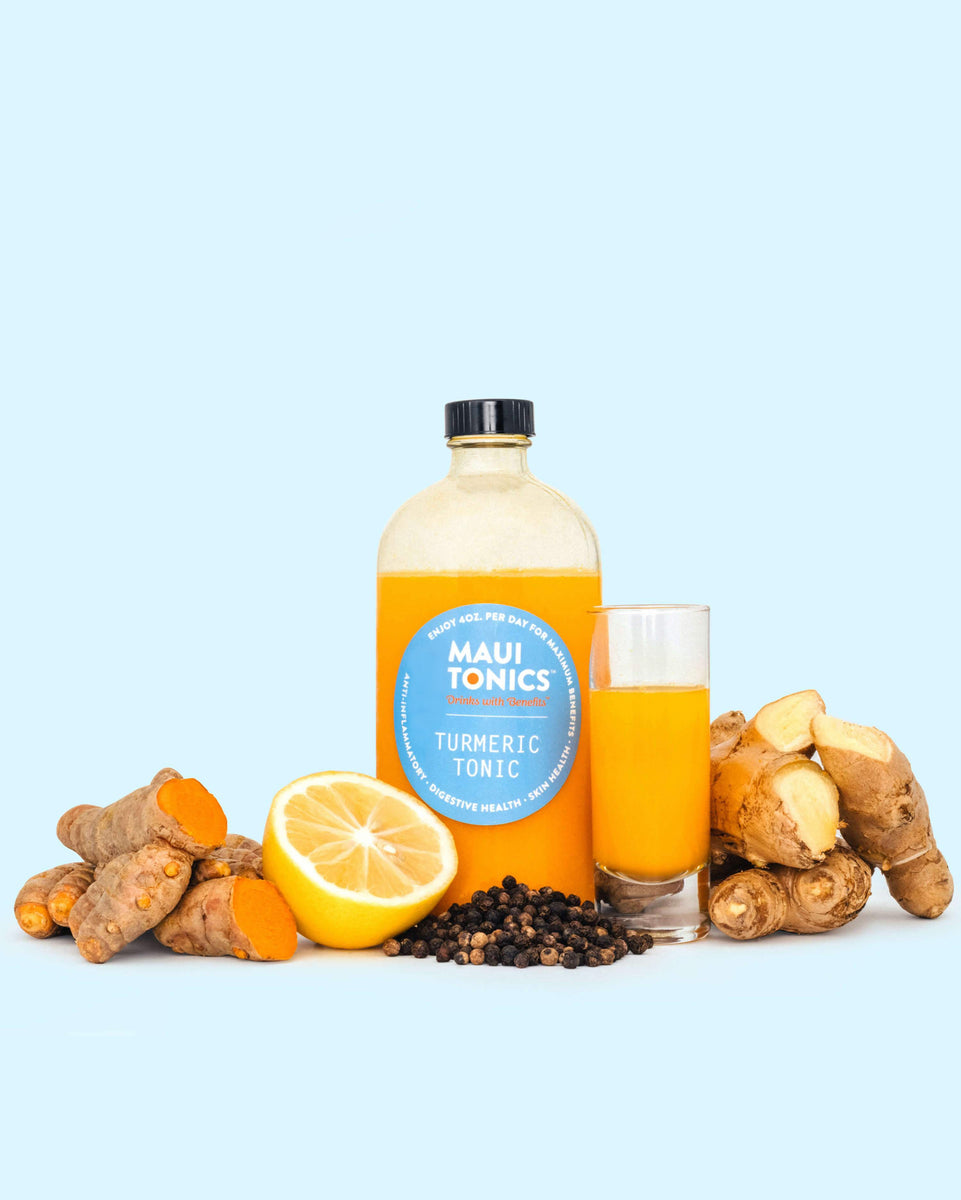 Tumeric Tunic Turmeric Ginger Tonic: Anti-Inflammatory – Maui Tonics®